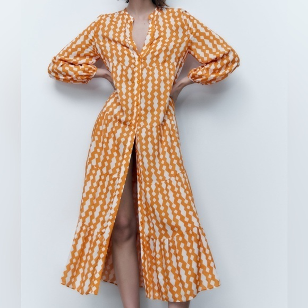 ZARA‎ PRINTED MINI DRESS
